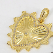 Heart Diamond Pendant — Sands Swim jewelry